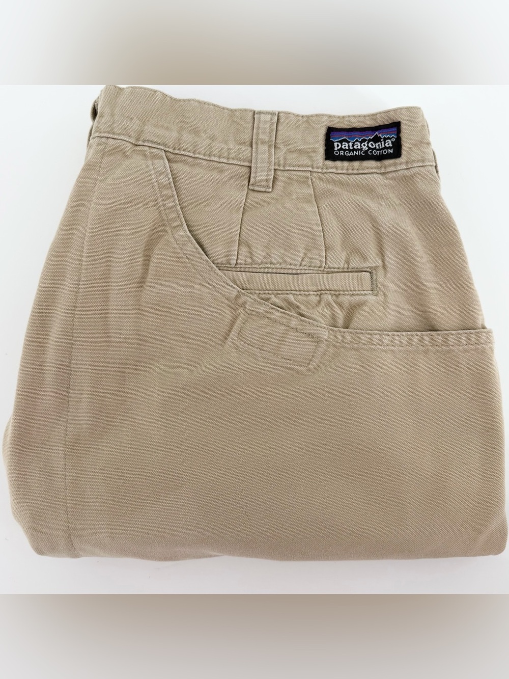 Patagonia Men’s Stand Up Shorts Size 34 Khaki Canvas Hiking Outdoor 57226SP 7"